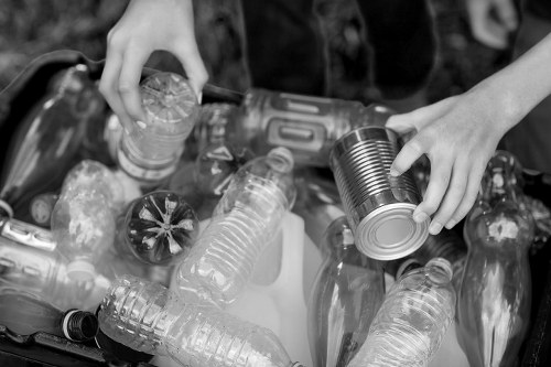 Commercial waste removal services in Herne Hill office setting