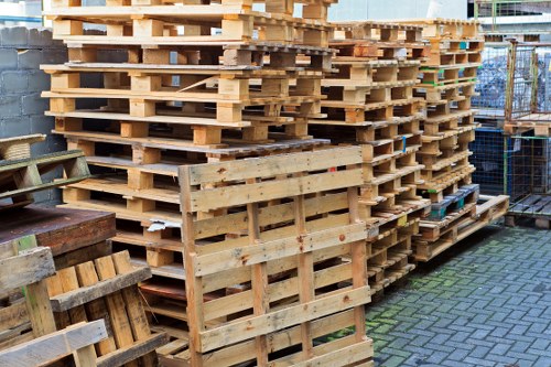 Electric low-carbon van parked at a Herne Hill street during a removal